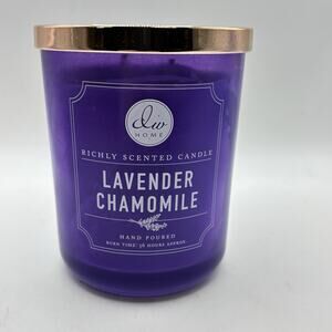 NEW DW Home Lavender Chamomile Scented Candle 15.oz 2 Wick- Never Light. New.